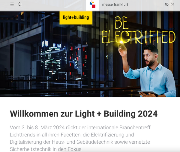 light & building FFM 03.bis 08.März 2024 - MaBe®