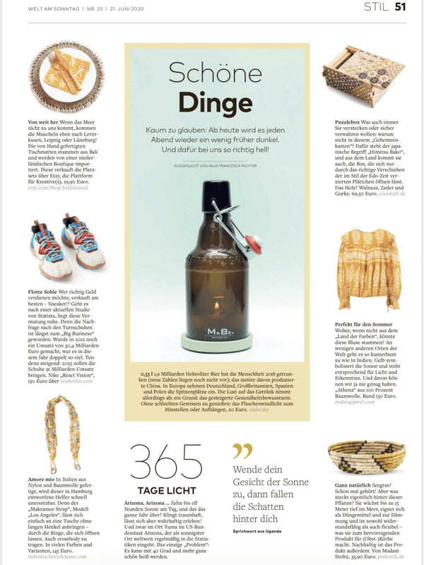 Welt am Sonntag, Nr. 25, 21. Juni 2020 - MaBe®