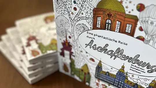 Aschaffenburger Ausmalbuch - Eine phantastische Reise von Michael Franz