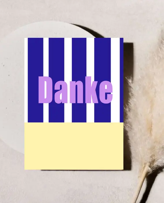 DANKE - witzige Postkarte von Ute Arnold - hej ibiza - MaBe®