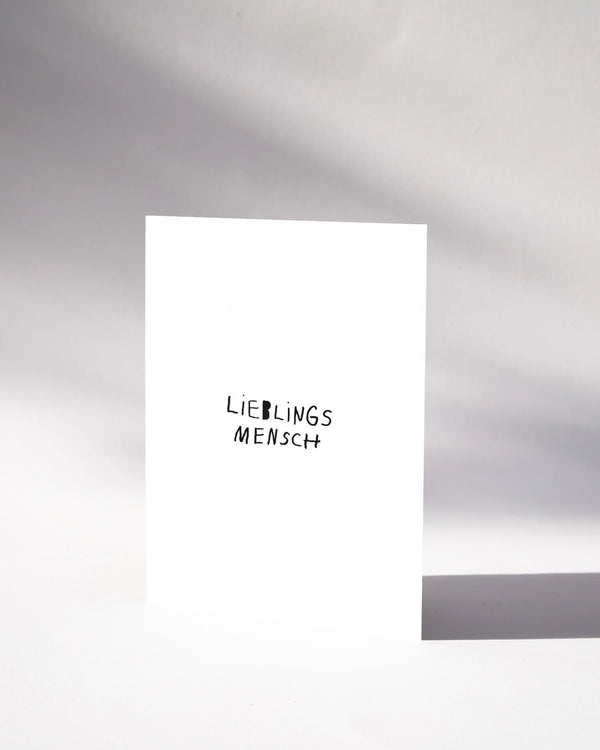 Lieblingsmensch - Postkarte von Mari & Anne - MaBe®