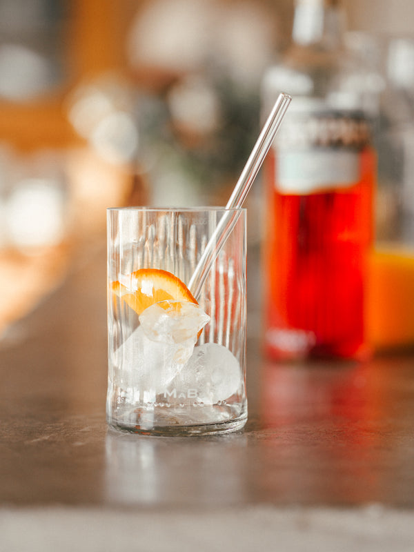 Glas - Upcycling aus der leeren Campari Flasche - der Hit