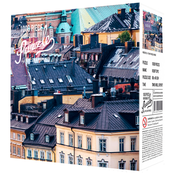 Puzzle "Rooftops"  1000 Teile von Kylskapspoesie - MaBe®
