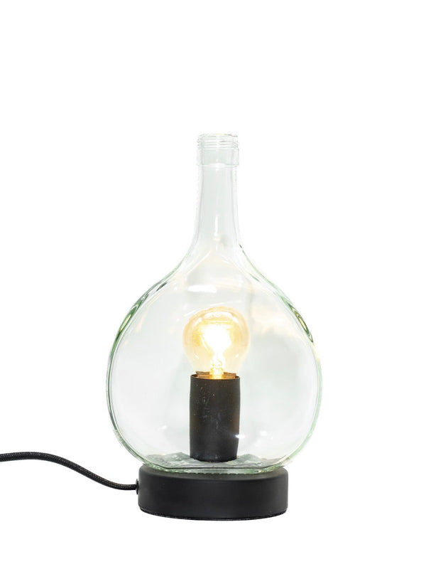 TischLampe mit dem Bocksbeutel - tolle Form - witzige Leuchte