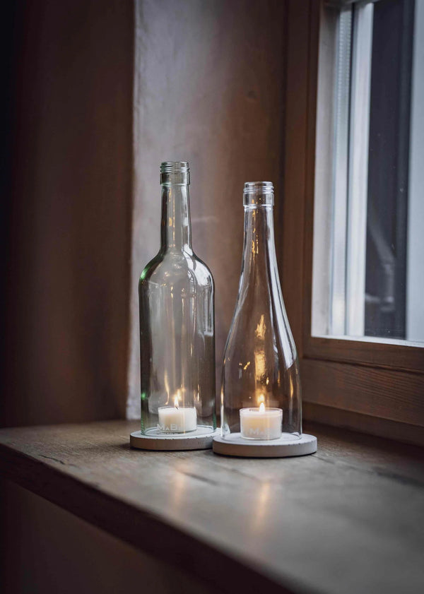 WINDLICHT aus der dt. Weinflasche - witzige & nachhaltige Geschenkidee