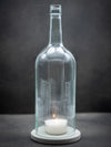 Windlicht Frankfurt am Main Skyline 1,5 l Bordeaux transparent - MaBe®