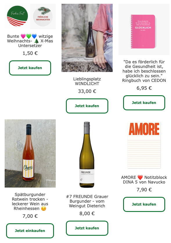 Persönliche und personalisierte Geschenke - haben WIR ! ✨