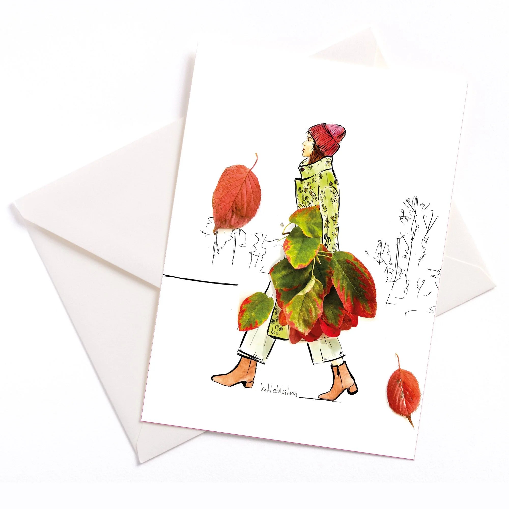 Herbst Mood 🧡❤️ big autumn love - wundervolle Karten von Lütteblüten - Gabriele Ampt