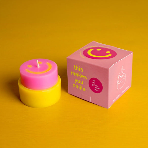 Happy Candle 🩷🟡 GUTE LAUNE vorprogrammiert  🙂 notthegirl