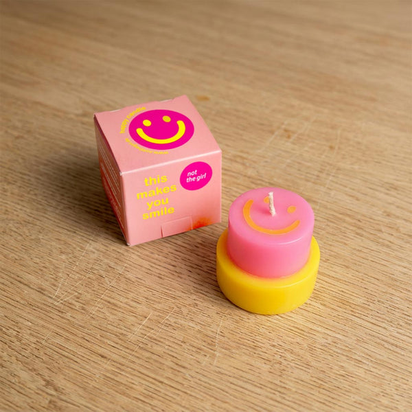 Happy Candle 🩷🟡 GUTE LAUNE vorprogrammiert  🙂 notthegirl