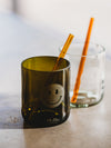 Smile & Drink 😉 Trink Glas mit Lasergravur - das freundliche Glas