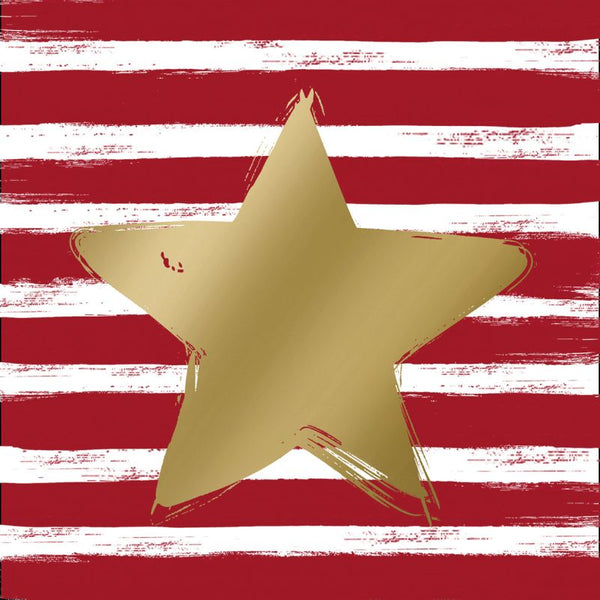 Stars & Stripes for Xmas ⭐️ Servietten - von ppd
