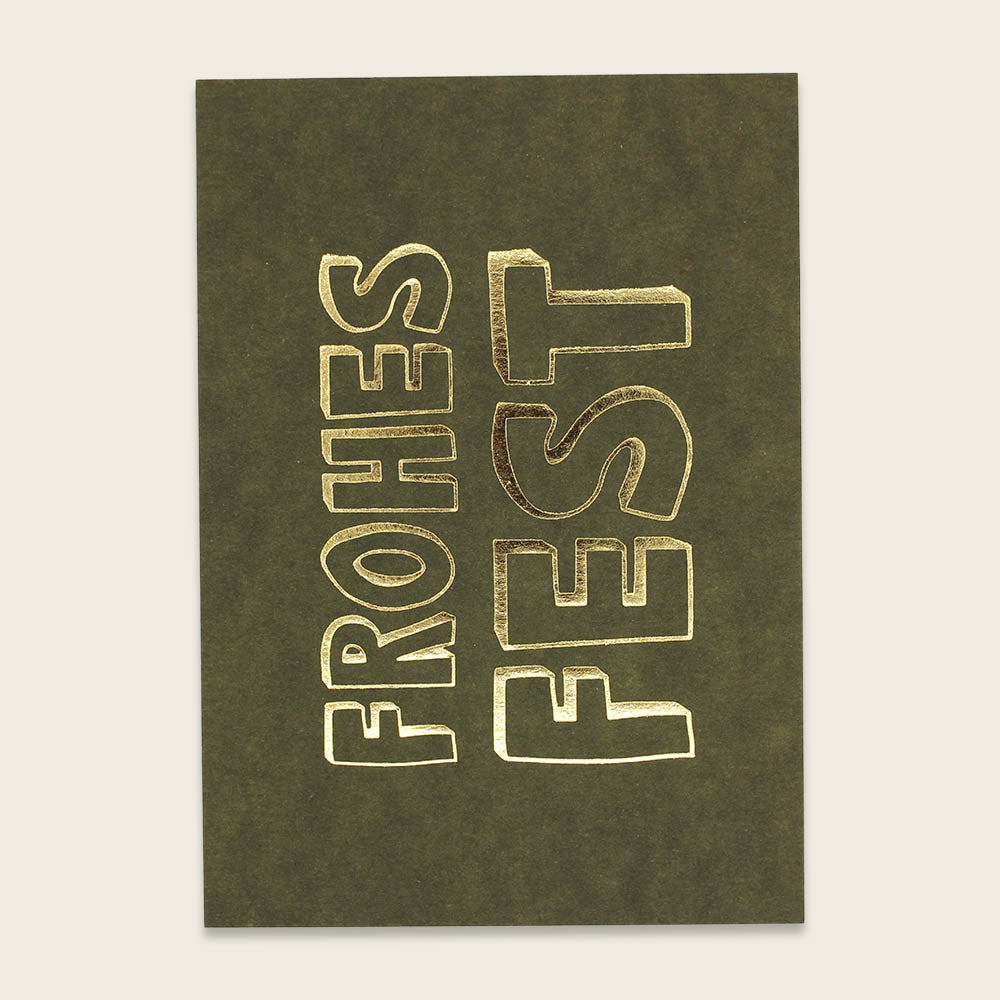 FROHES FEST🌲 schöne dicke Postkarten von Ava &Yves