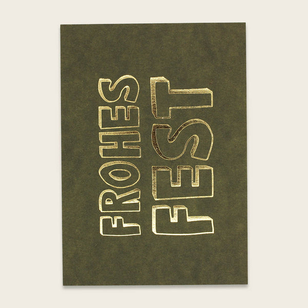 FROHES FEST🌲 schöne dicke Postkarten von Ava &Yves