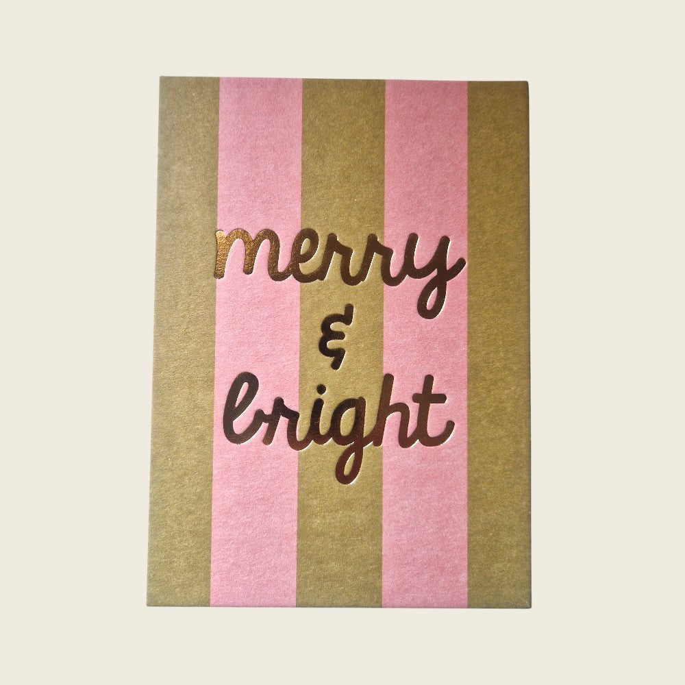 merry & bright 🩷💛schöne dicke Postkarten von Ava &Yves