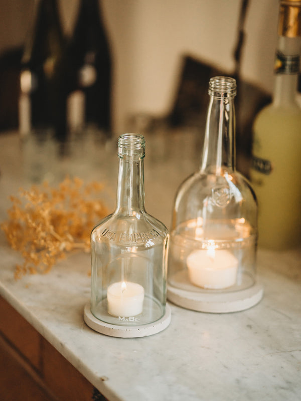 Una Empresa Familiar - ein Familienunternehmen 🦇 Windlicht upcycling aus der Rumflasche