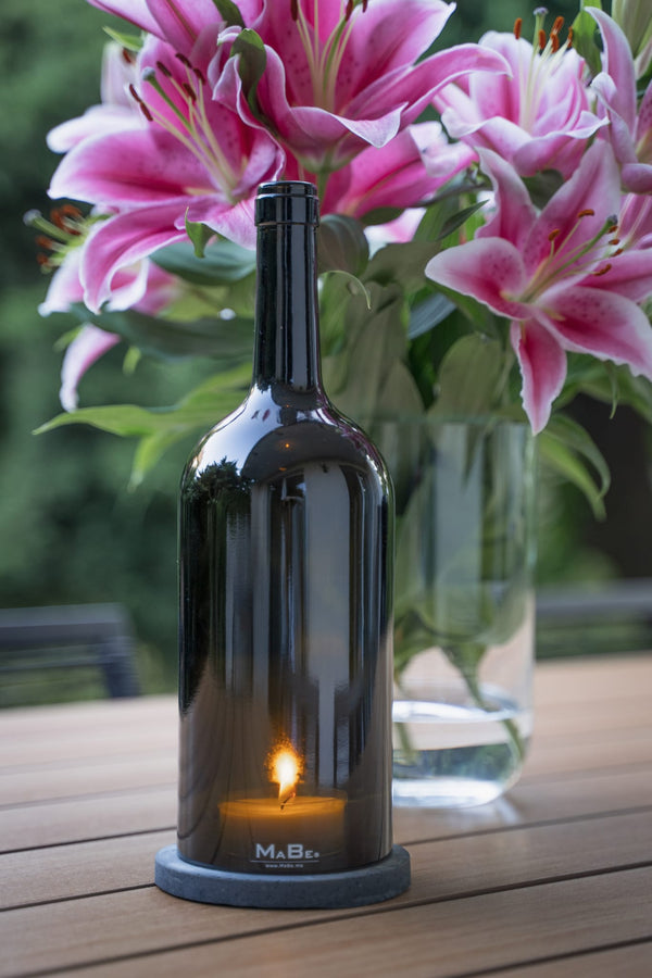 Windlicht (30cm) - klassisch - wertig - wunderbare & nachaltige Geschenkidee auch für ihn