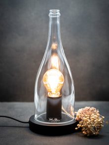 TischLampe mit der Magnum Champagner Flasche - witzig & besonders