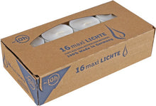 Teelichter Maxilights - Brenndauer 10h - Kerzen Wenzel 16x