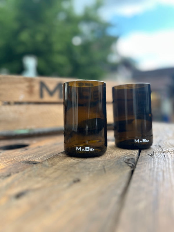 Bierglas 🍺  trink aus der Flasche - aber mit Stil - Upcycling aus der herkömmlichen 0,5l Bierflasche