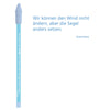 Bleistift mit Zitat von Aristoteles - "Wir können den Wind nicht ändern, aber die Segel anders setzen." - von CEDON