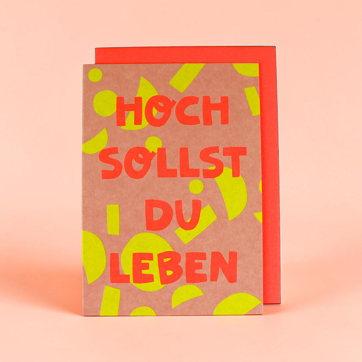 Hoch Sollst Du Leben - Klappkarte 🟡🧡 von Ava & Yves