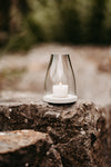 Windlicht Design - Oh.Ha in Kegelform 🔆 stilsicher & pur -  für den Garten oder den Tisch