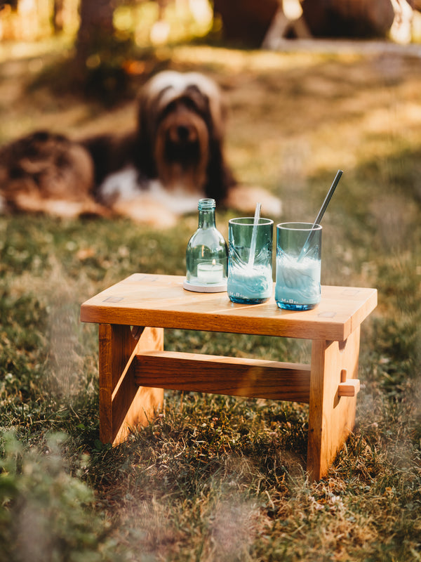 Besonderes Glas 🩵 soft color 🩵 bleu