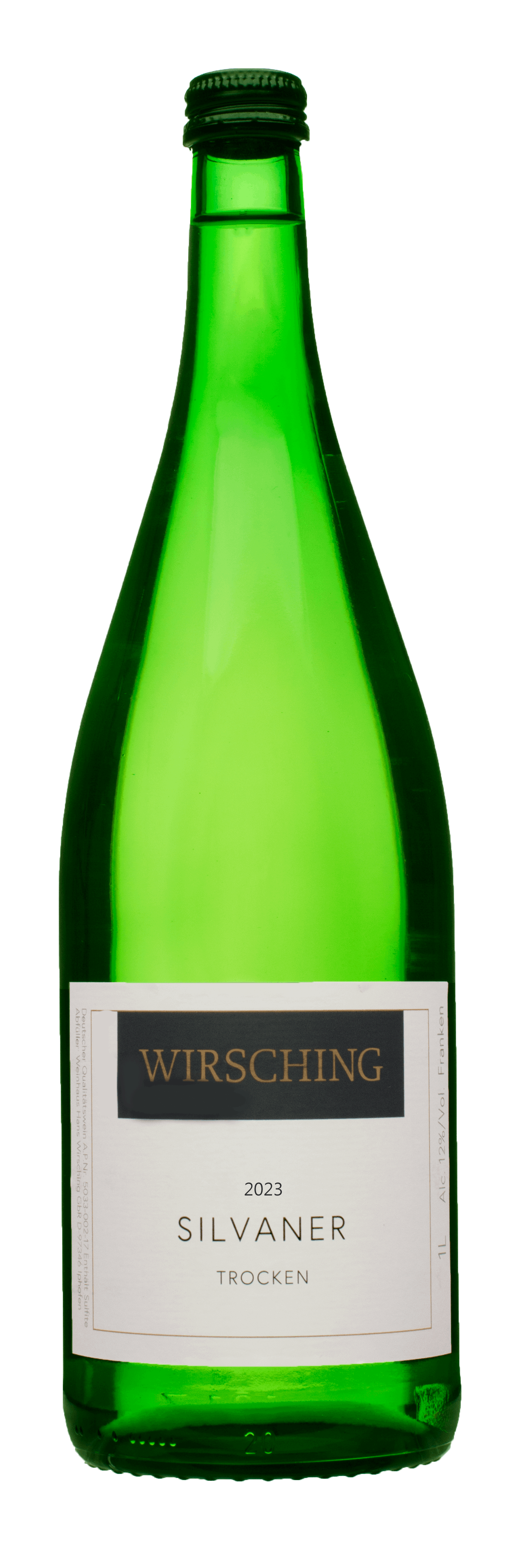 2023 - Silvaner trocken 💚 Literflasche Weingut Hans Wirsching