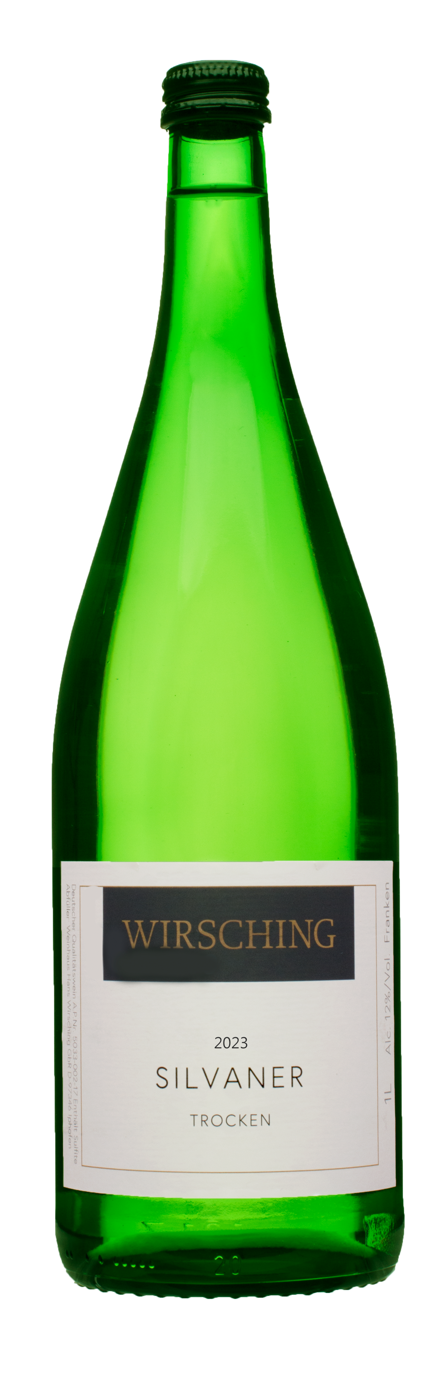 2023 - Silvaner trocken 💚 Literflasche Weingut Hans Wirsching