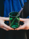 Trink Glas - Upcycling aus der dt. Weinflasche - witzig & ecofriendly - B2B