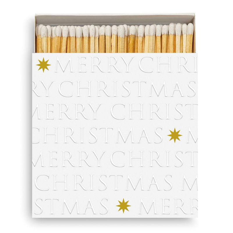 MERRY snow white CHRISTMAS ⭐️ Weihnachts Streichhölzer - zum SCHÖN Rumliegen