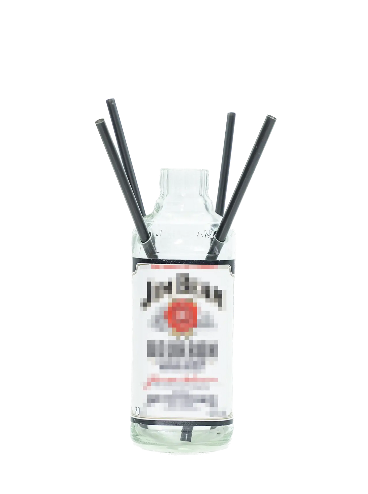 4 Spaß Flasche auis der Whiskey - Bourbon Flasche  - UPCYCLING - MaBe®