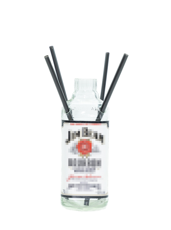 4 Spaß Flasche auis der Whiskey - Bourbon Flasche  - UPCYCLING - MaBe®