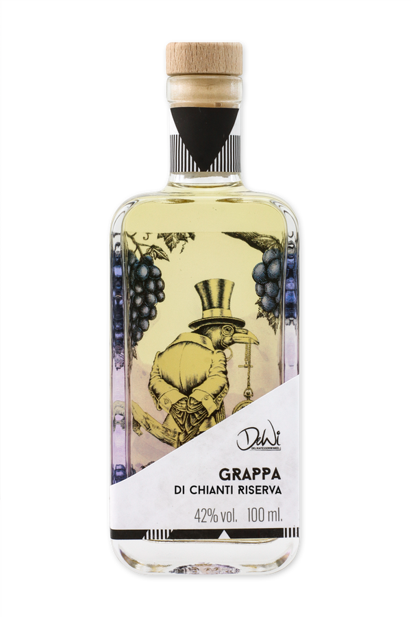 Grappa di Chianti Riserva - 42% vol. 100ml 🍇 von DeWi