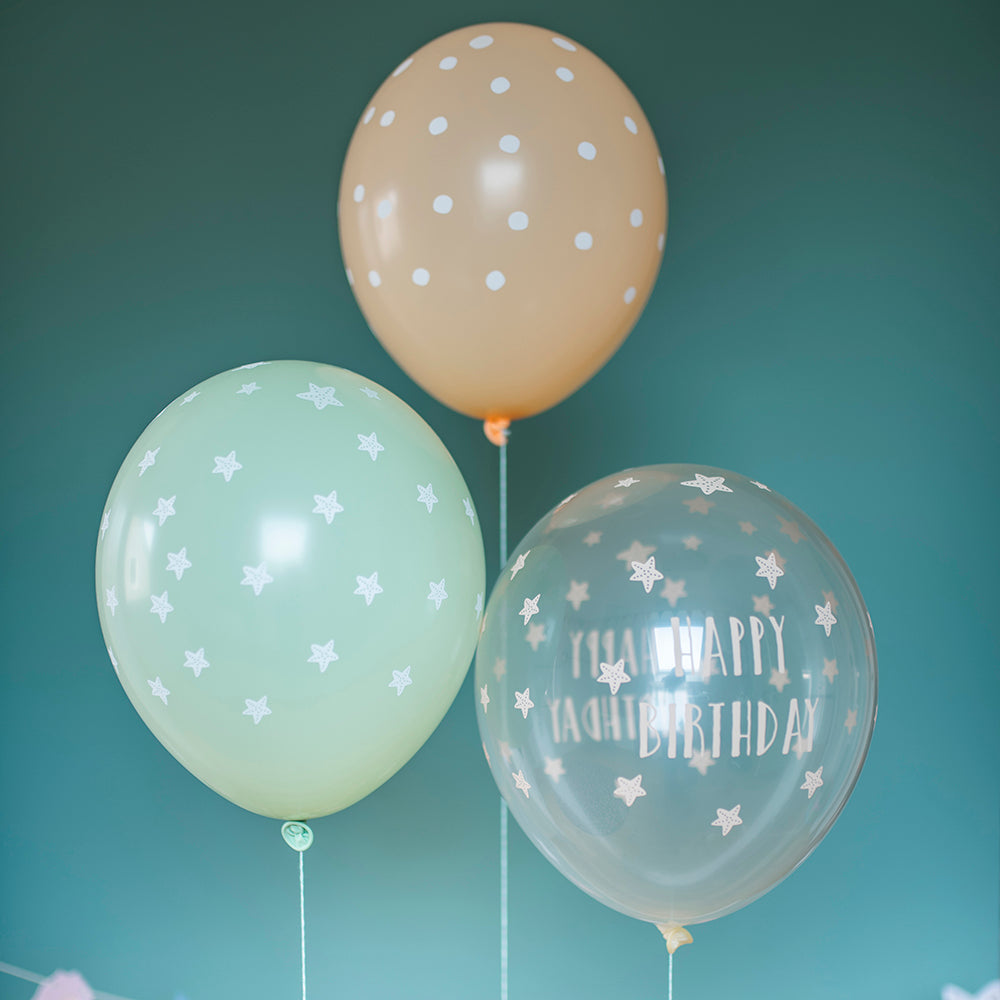 Luftballon Set - Happy Birthday  von Ava & Yves