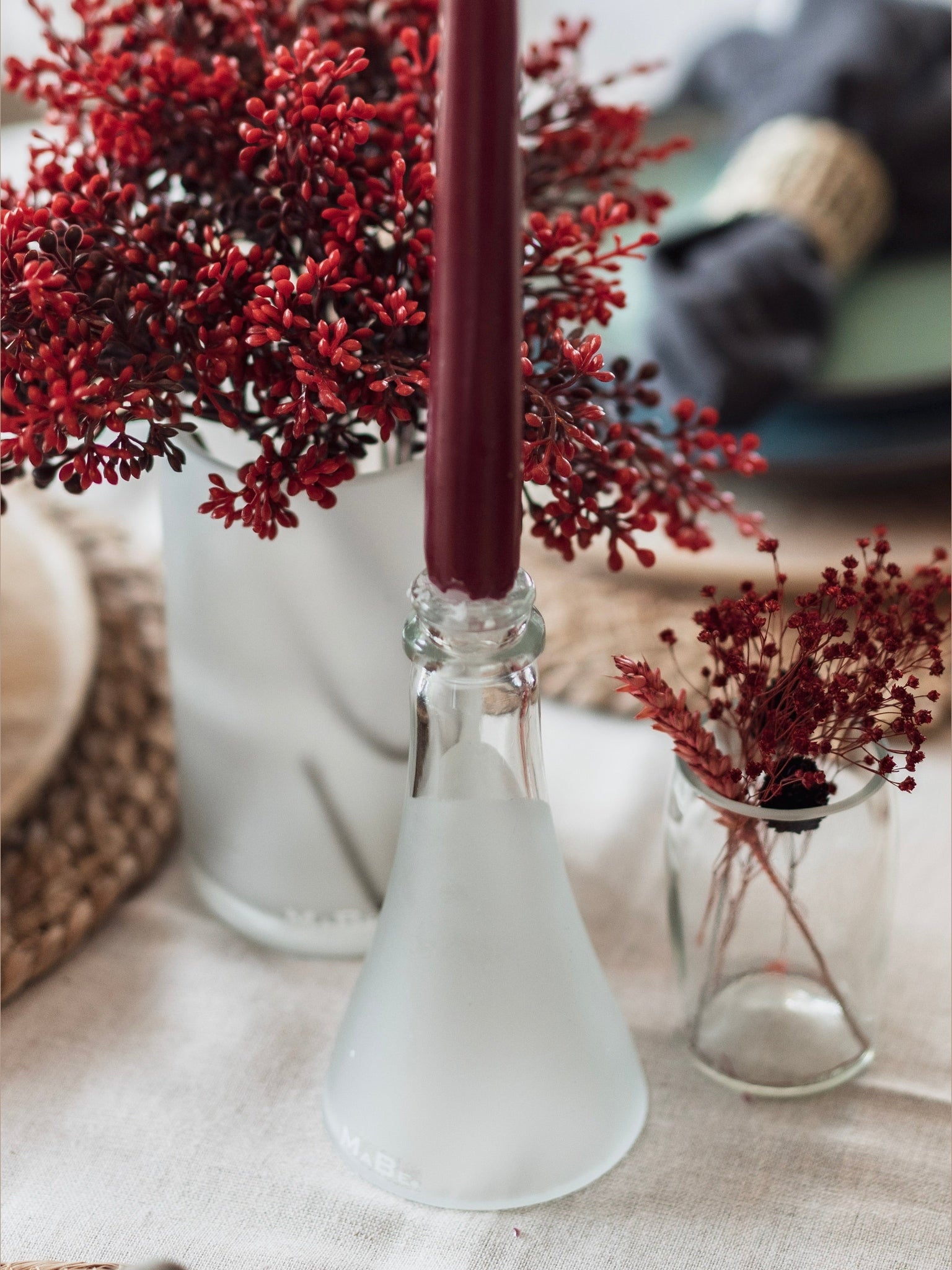 Kerzenständer - schlicht. nachhaltig. edel.  ✨ handgefertigt aus der Sektflasche