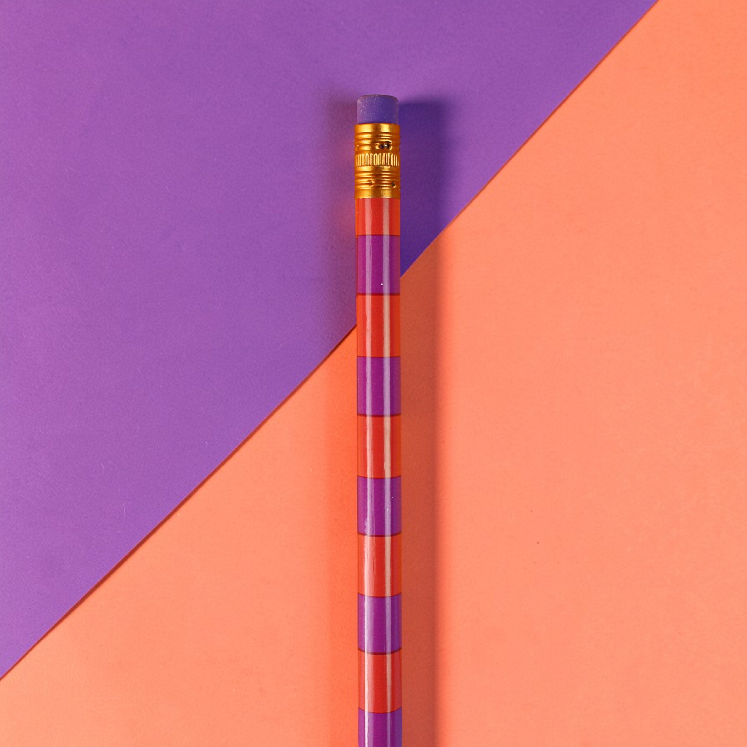 Bleistift mit Radiergummi - lustig bunt von Ava & Yves