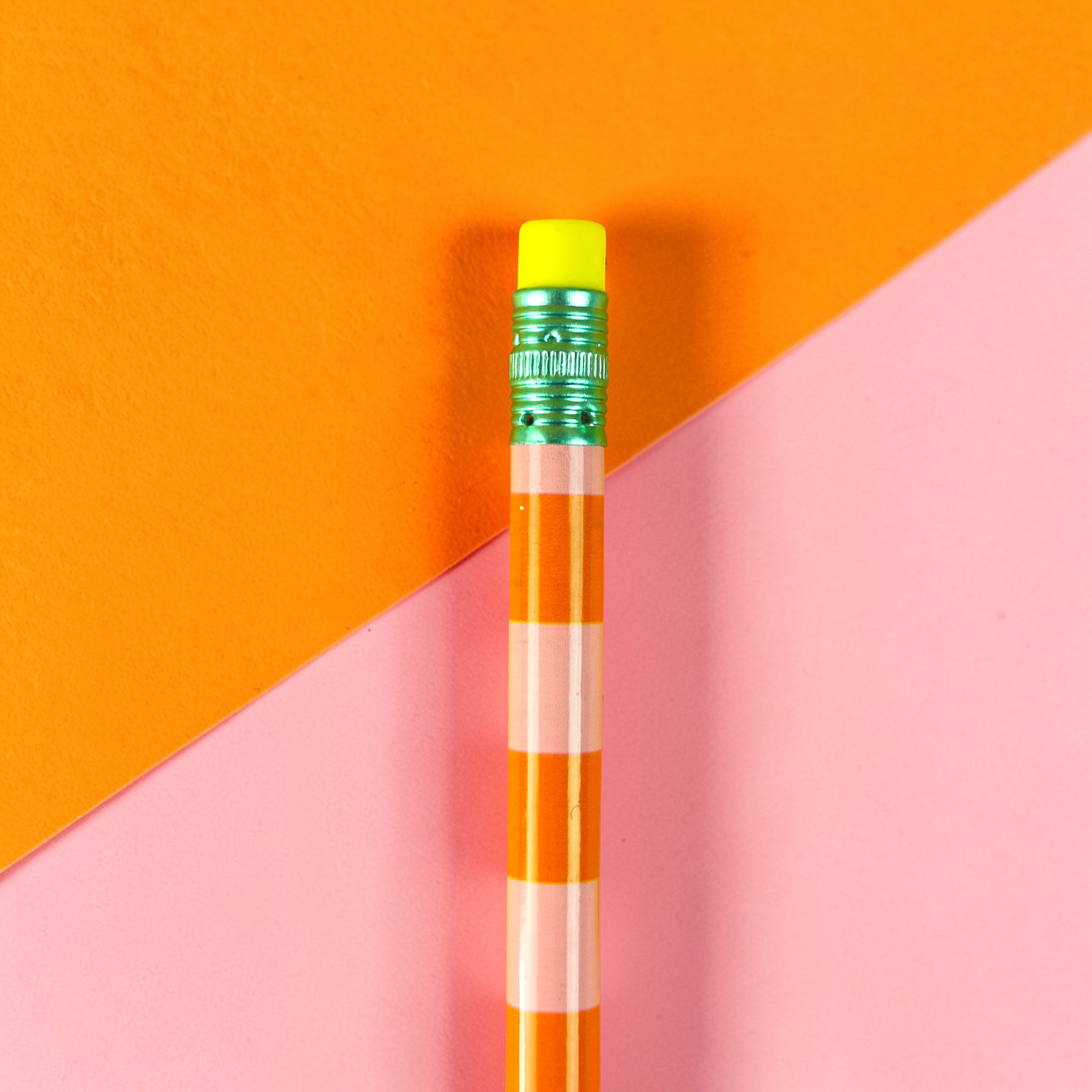 Bleistift mit Radiergummi - lustig bunt von Ava & Yves