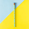 Bleistift mit Radiergummi - lustig bunt von Ava & Yves