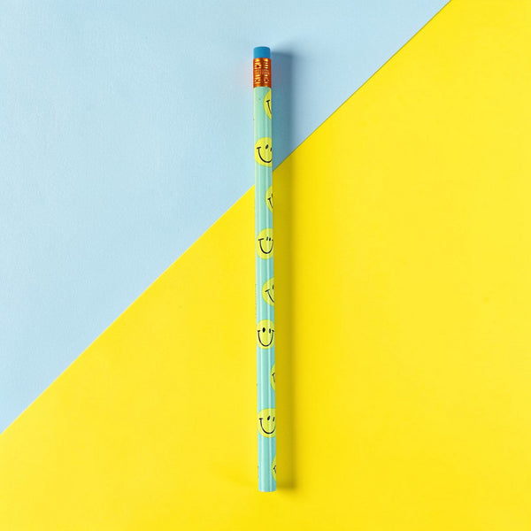 Bleistift mit Radiergummi - lustig bunt von Ava & Yves