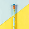 Bleistift mit Radiergummi - lustig bunt von Ava & Yves