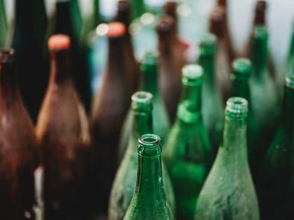 Windlicht zum Hängen aus alten Apfelwein🍎- und Apfelsaft Flaschen aus dem Odenwald