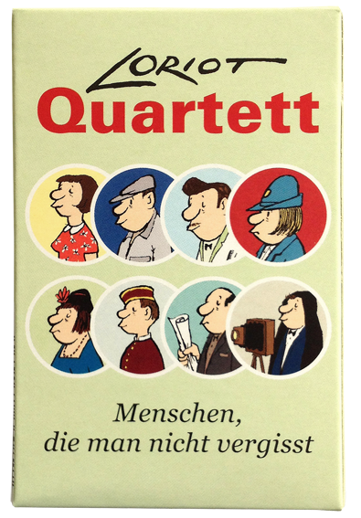 Loriot Quartett witziges Karten Spiel von Inkognito