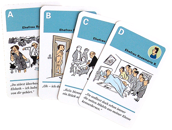 Loriot Quartett witziges Karten Spiel von Inkognito