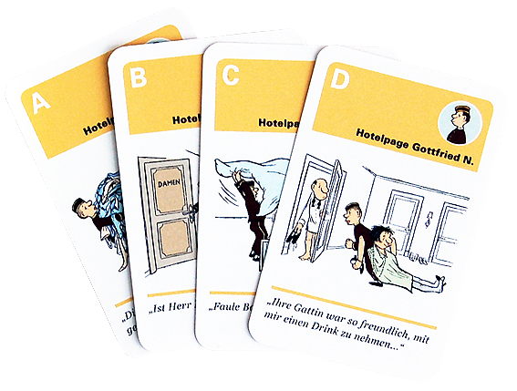Loriot Quartett witziges Karten Spiel von Inkognito