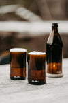 Witziges Bier Geschenk Set  🍻 Windlicht & 2 Gläser 🍺