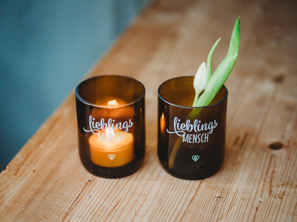 Geschenke Set - Glas und Seifenspender ✨ 🤎