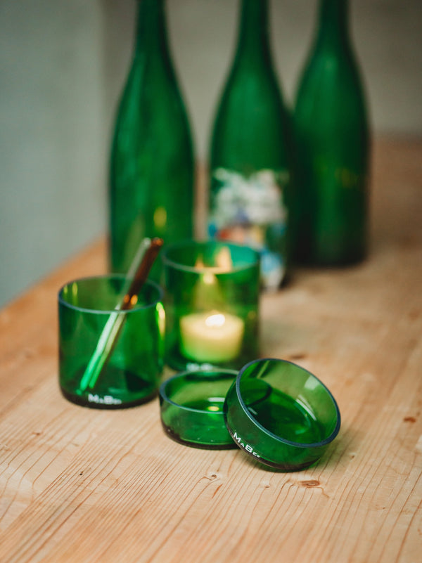 Teelichthalter 💚🤎 für leuchtende Augen & zauberhafte Stimmung 🍎