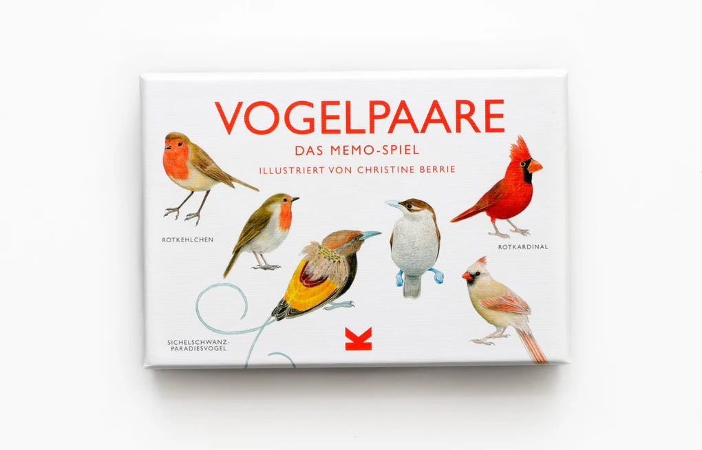 Vogel Paare 🐧🐧  Gedächtnis Spiel vom Laurence King Verlag